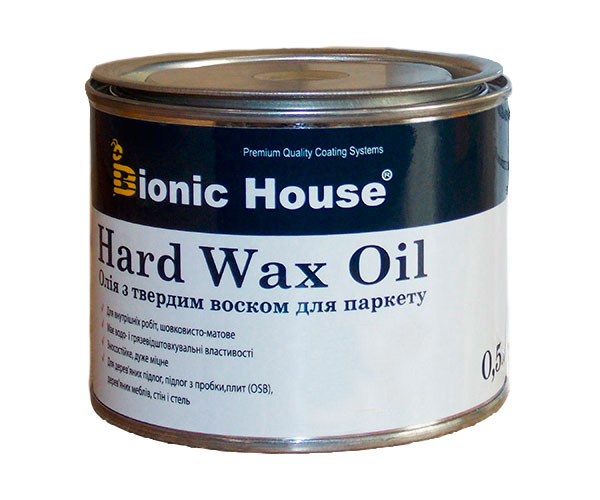 

Масло для пола с твердым воском Bionic-House 0,5л Безцветный
