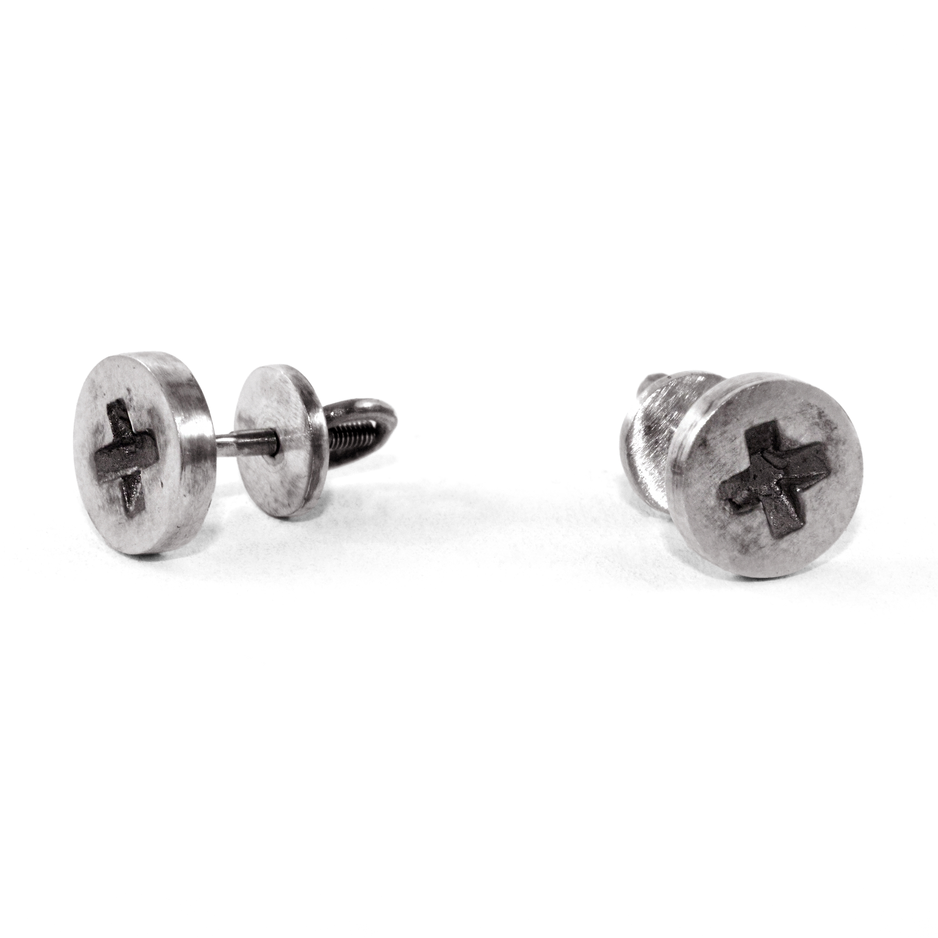 

Cеребряные серьги-гвоздики EJ Screw EJS014