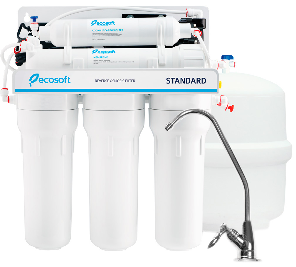 

Фильтр обратного осмоса Ecosoft Standard с помпой MO550PECOSTD