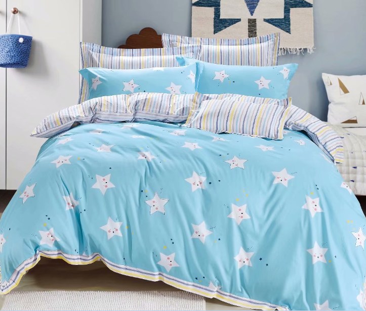 

Постельное белье Звёздочка на голубом CottonTwill 147х112 см Голубой 000017363