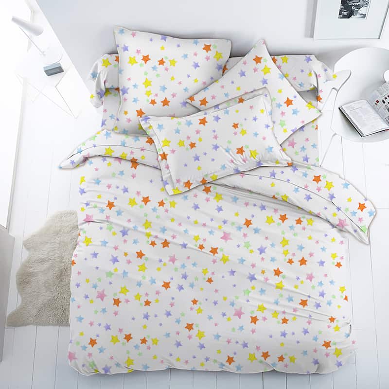 

Постельное белье Единороги со звездами CottonTwill 145х215 см 000017513