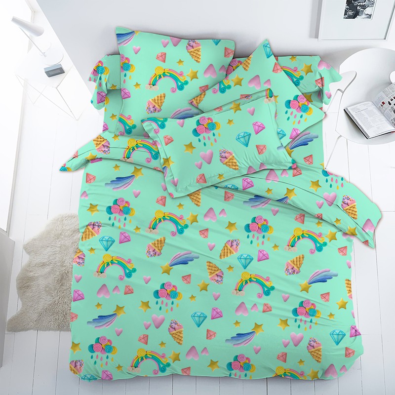 

Постельное белье Пластилиновый мир CottonTwill 145х215 см Голубой 000017540