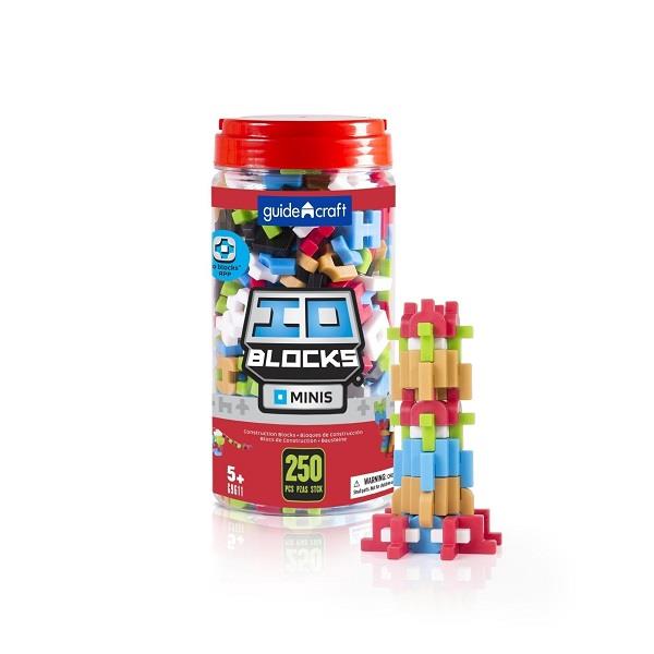

Конструктор IO Blocks Minis, 250 деталей Guidecraft 10х21х10 см Разноцветный 000016629