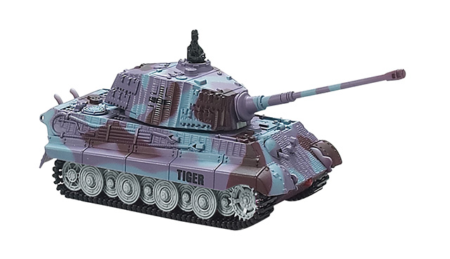 

Танк микро р/у 1:72 King Tiger со звуком Great Wall Toys 16,8x9,5x21 см Фиолетовый 000009534