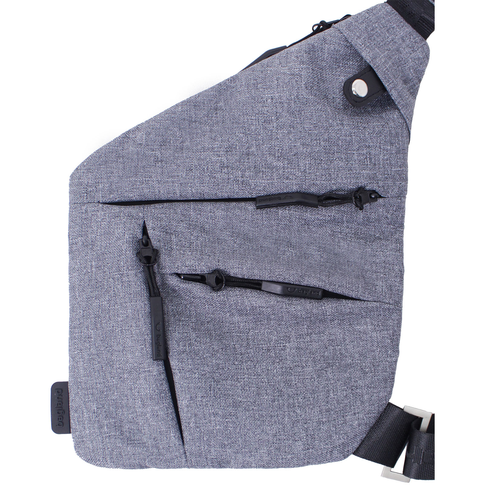 

Сумка-мессенджер Triangle 3 л. Bagland 30x22x4 см Серый 000016680