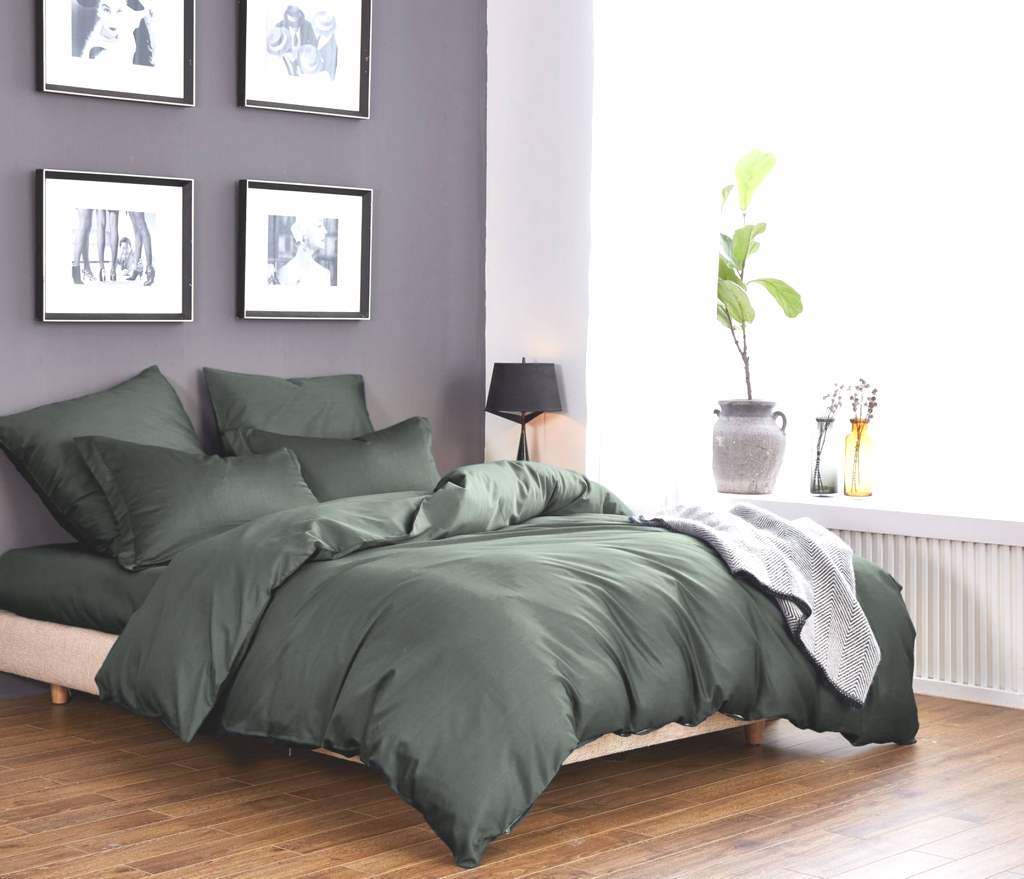 

Постельное белье однотонное CottonTwill 200х220 см Серый 000017624