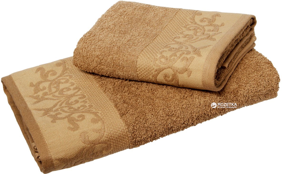 

Набор махровых полотенец Zeron Coffee shades 70х140, 50х90 Macchiato