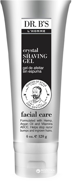 Акция на Гель для бритья Dr. B's L'Homme Man Care Crystal Shaving Gel 120 мл (755439352915) от Rozetka UA