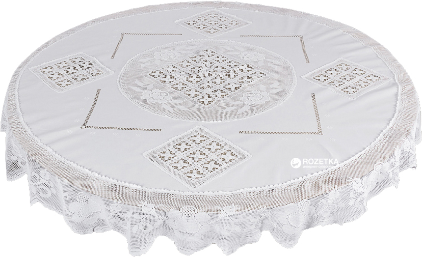 

Скатерть Limaso DF5414 d180 см Белая