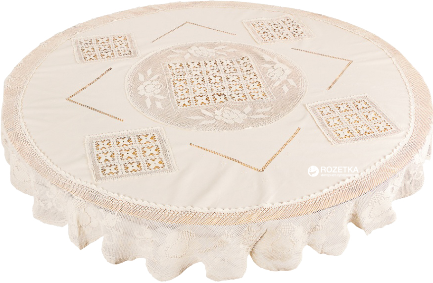 

Скатерть Limaso DF5414 d180 см Кремовая