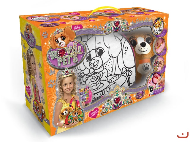 

Набор ROYAL PET S сумочка-раскраска + игрушка Собачка Dankotoys (RP-01-03U) (48907)