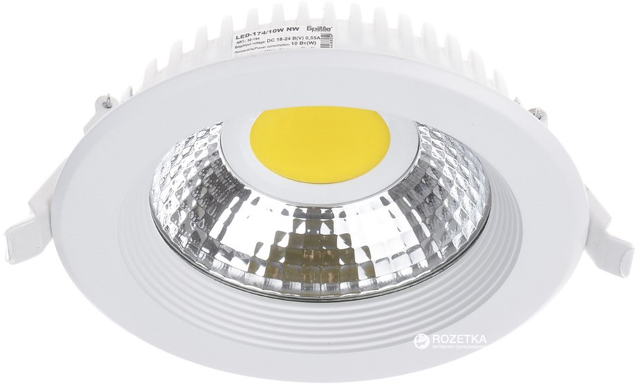 

Светодиодный светильник точечный Brille LED-174/10W NW WH (32-194)
