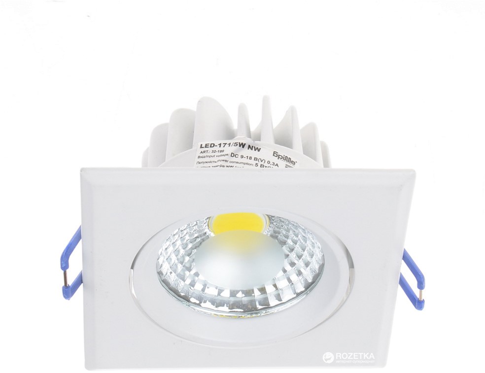 

Светодиодный светильник точечный Brille LED-171/5W NW WH (32-189)