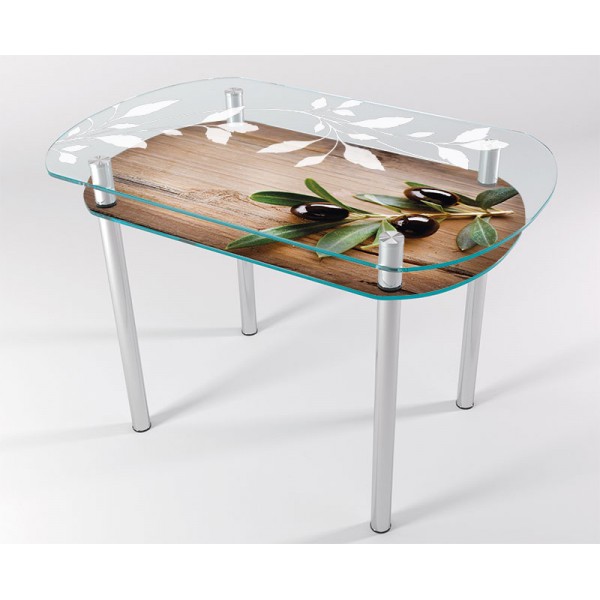 

Стол стеклянный "Jam" Италия KT-03 110х70 см