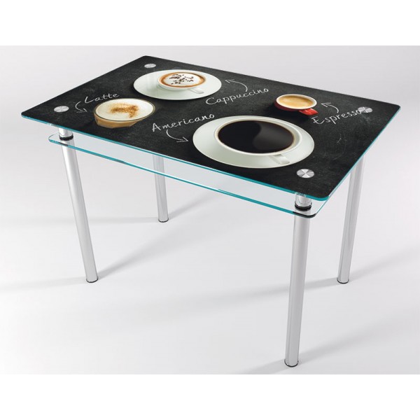 

Стол стеклянный "Jam" Американо KT-01 110х70 см