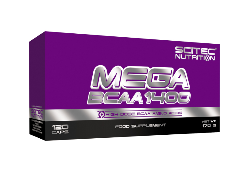 

Аминокислота MEGA BCAA 1400 120 caps SCITEC NUTRITION