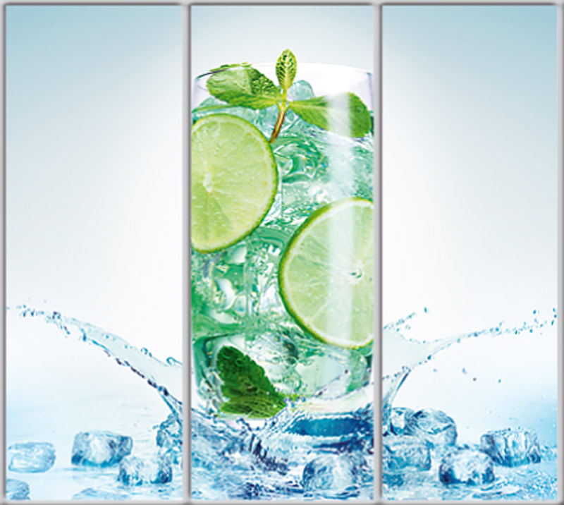 

Шкаф купе Luxe Studio Стандарт-1 Фотопечать Еда и напитки-7 2100x2200x450 трехдверный