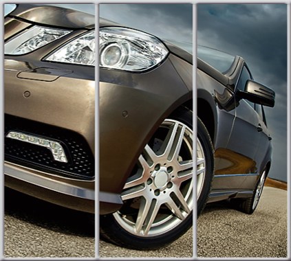 

Шкаф купе Luxe Studio Стандарт-1 Фотопечать Транспорт-19 2100x2200x450 трехдверный