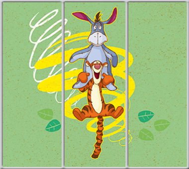 

Шкаф купе Luxe Studio Стандарт-1 Фотопечать Disney-19 2100x2100x450 трехдверный