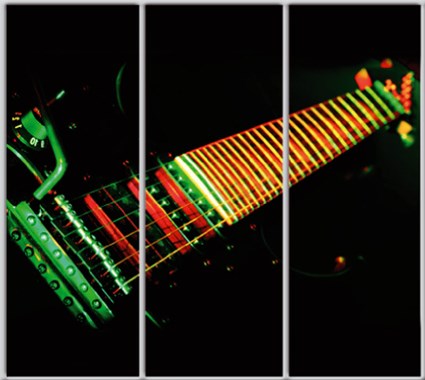 

Шкаф купе Luxe Studio Стандарт-1 Фотопечать Музыка-5 2100x2200x450 трехдверный