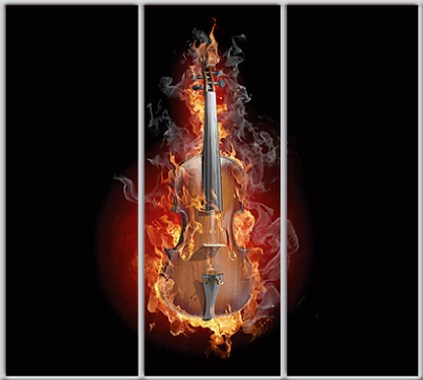 

Шкаф купе Luxe Studio Стандарт-1 Фотопечать Музыка-16 2100x2200x450 трехдверный