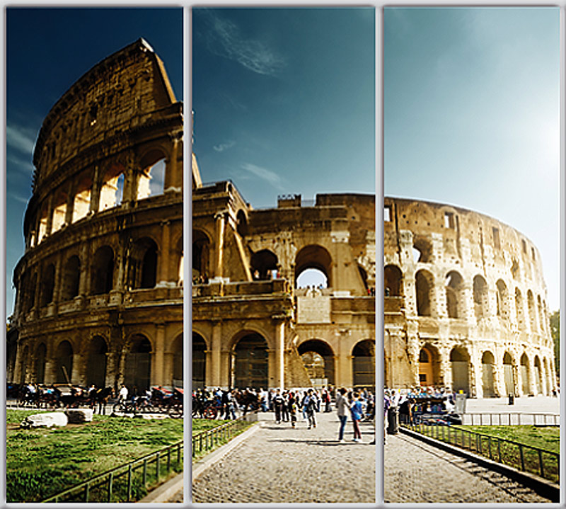 

Шкаф купе Luxe Studio Стандарт-1 Фотопечать Архитектура-157 2100x2200x450 трехдверный