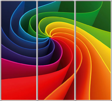 

Шкаф купе Luxe Studio Стандарт-1 Фотопечать Абстракция-34 2100x2000x450 трехдверный