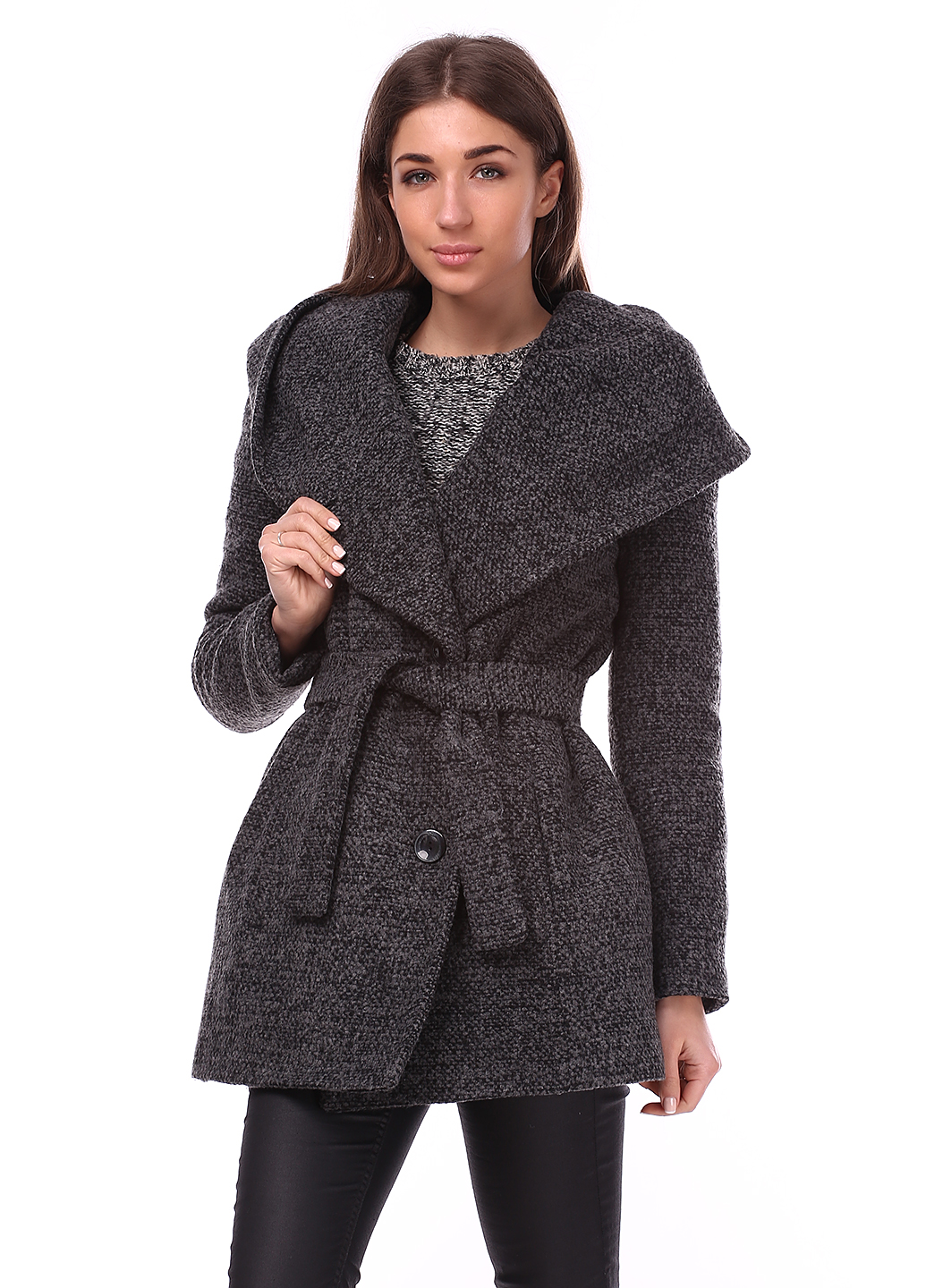 

Пальто UT PT216 1001  серый, Пальто UT PT216 1001 48 серый