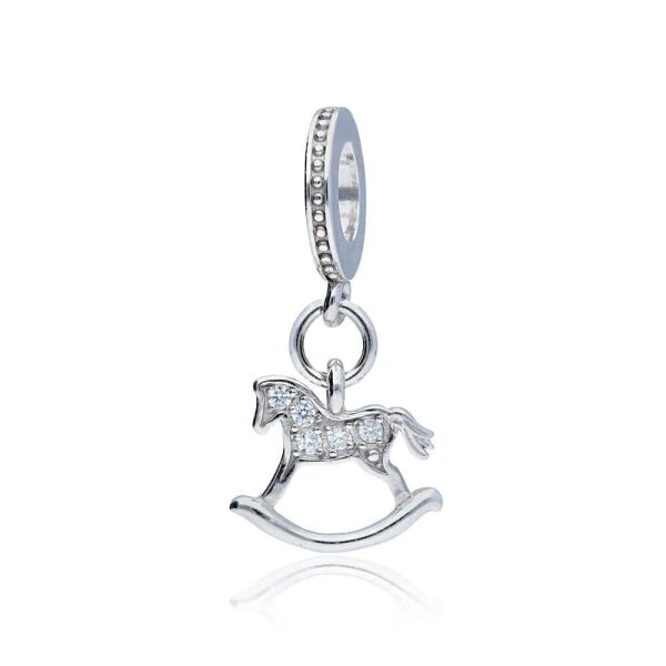 

Серебряная бусина "Happy horse"