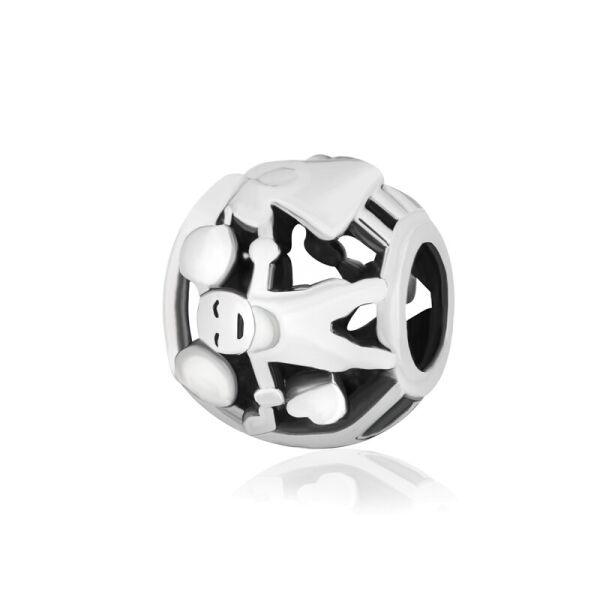 

Серебряная бусина П5/778