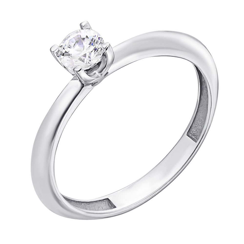 

Золотое кольцо с фианитом S Zirconia 000115699 15.5 размера