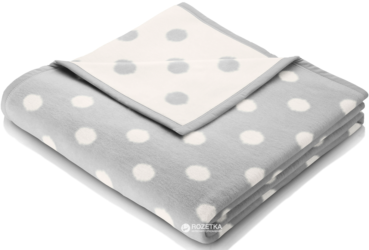 

Плед Biederlack 706607 Lovely & Sweet Dots silver 75х100 см