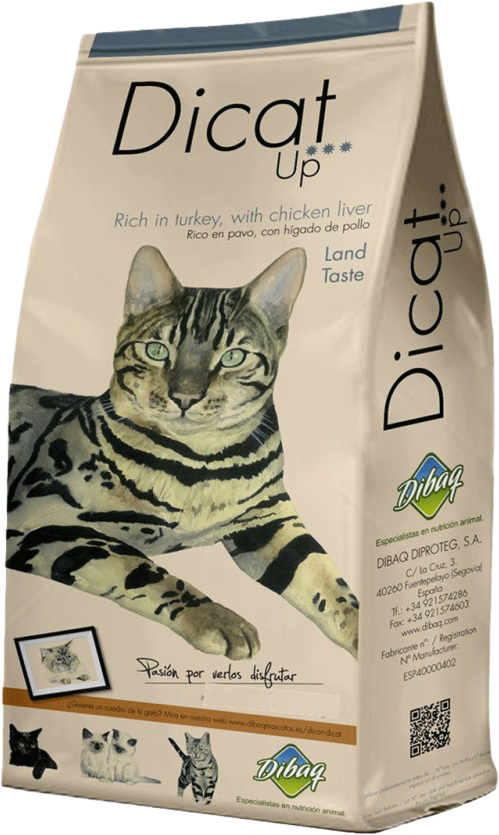 

Сухой корм для взрослых котов Dibaq Diproteg Dicat Up Land Taste со вкусом индейки и печени 3 кг