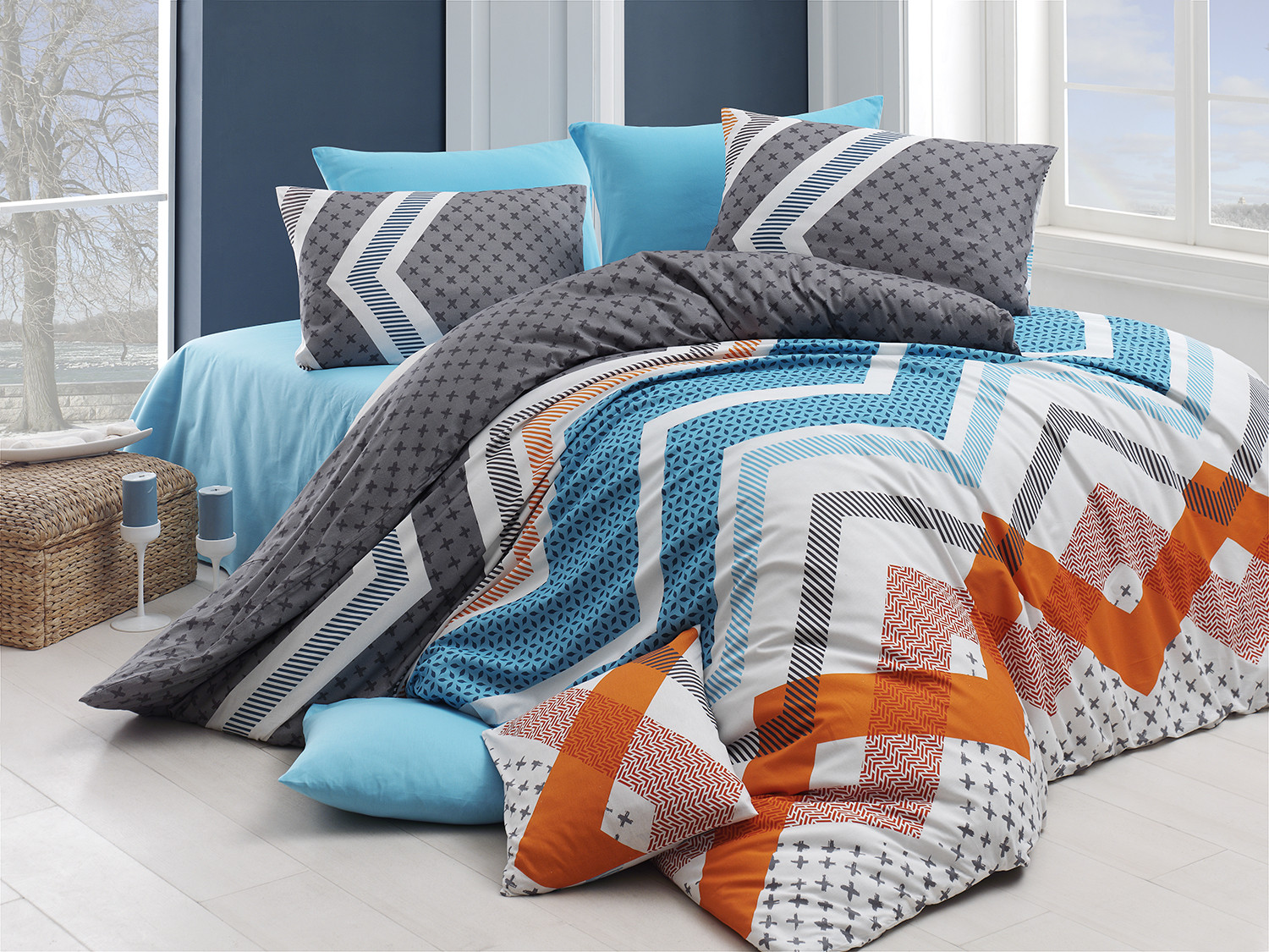 

Комплект постельного белья Nazenin Home Мульти