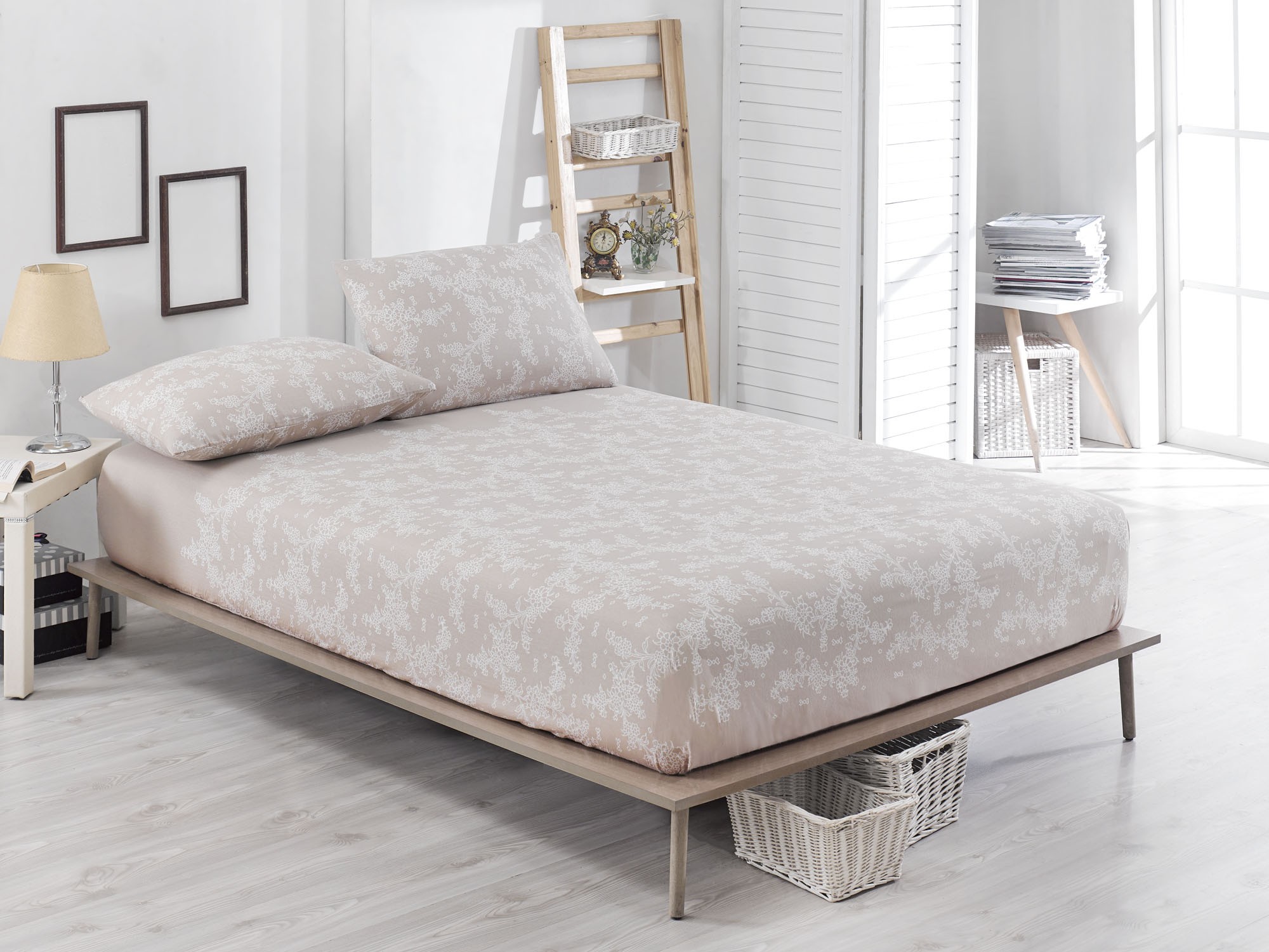 

Комплект постельного белья EnLora Home Бежевый