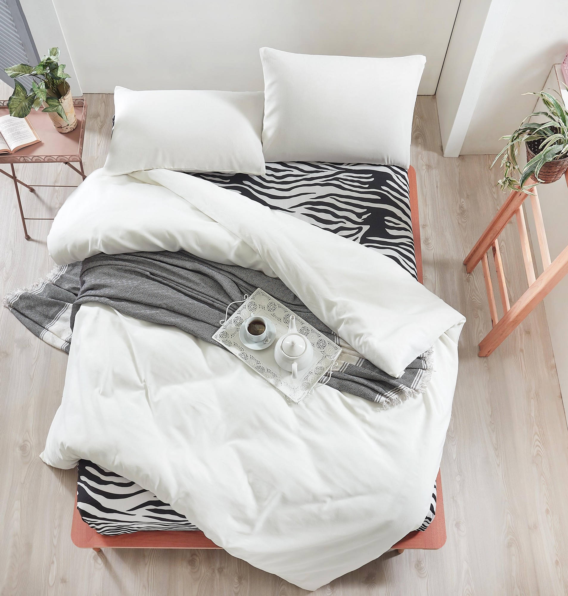 

Комплект постельного белья EnLora Home Кремовый