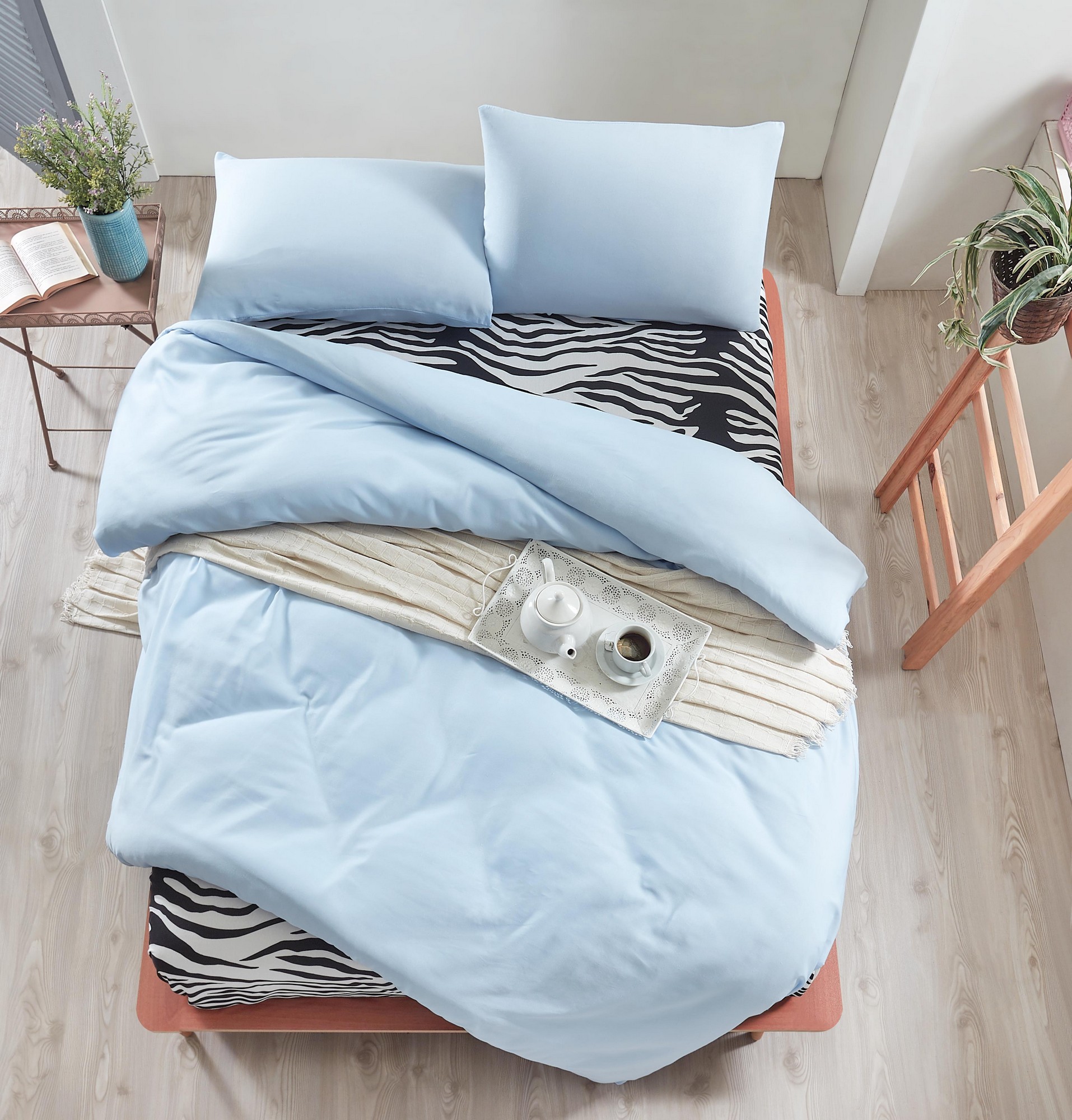 

Комплект постельного белья EnLora Home Голубой