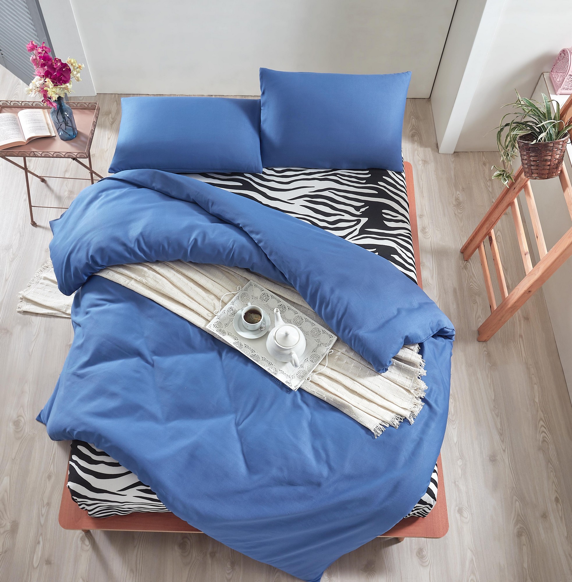 

Комплект постельного белья EnLora Home Синий