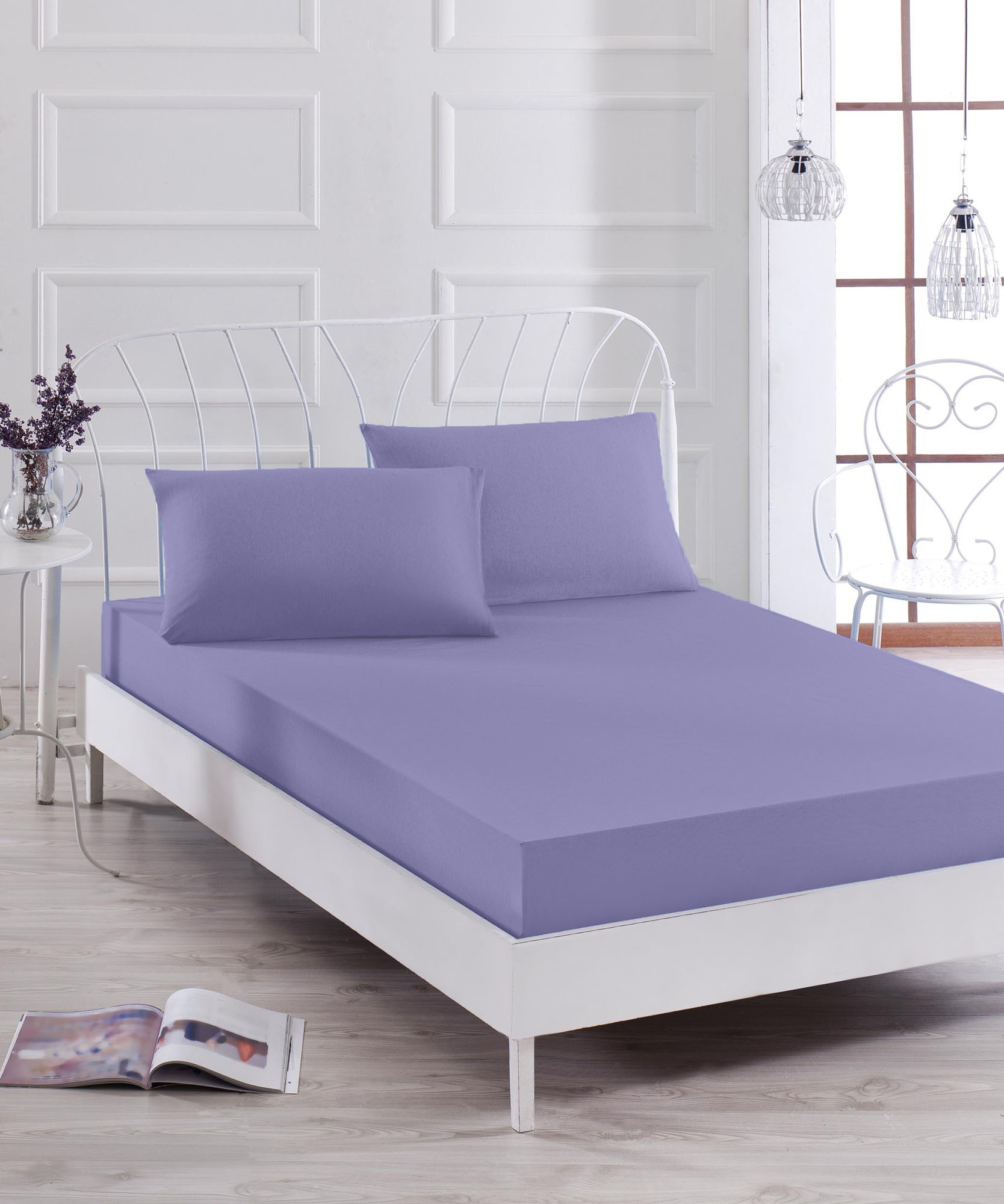 

Комплект постельного белья EnLora Home Фиолетовый