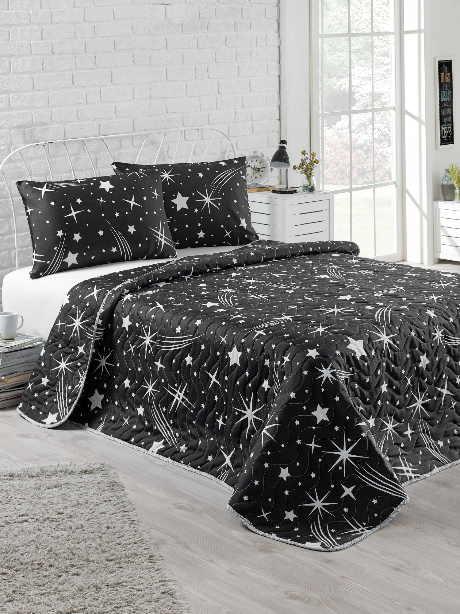 

Комплект постельного белья EnLora Home Черный