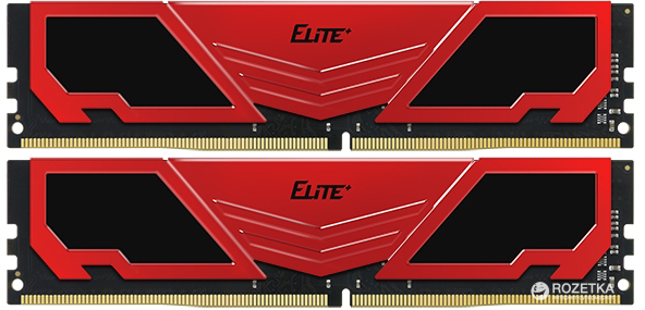 

Оперативная память Team Elite Plus DDR4-2400 16384MB PC4-19200 (Kit of 2x8192) Red (TPRD416G2400HC16DC01)