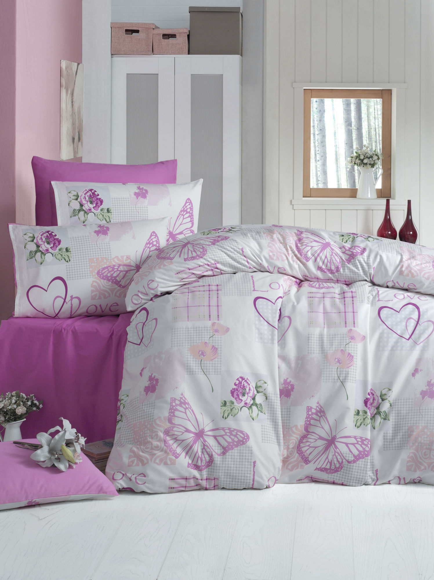 

Комплект постельного белья Ранфорс Victoria Мульти