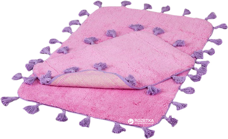 

Набор ковриков в ванную комнату Irya Joy 40x60 см и 60x90 см Розовый