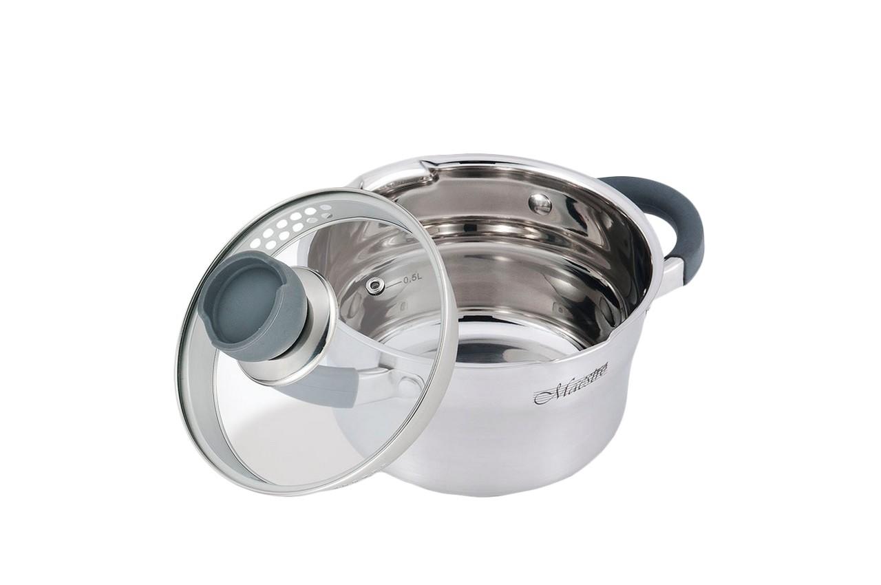 

Кастрюля нержавеющая Maestro 240 ммх5,6 л MR-3507-24 (MR-3507-24)