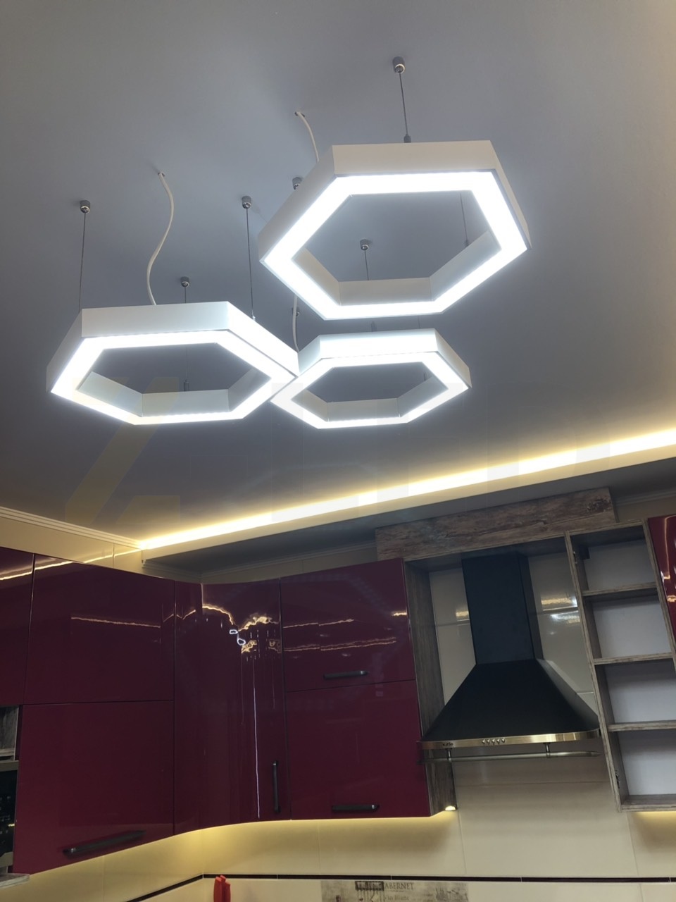 

Светодиодный светильник Z-LED 120Вт шестиугольник белый (6х430) LSNH-120w