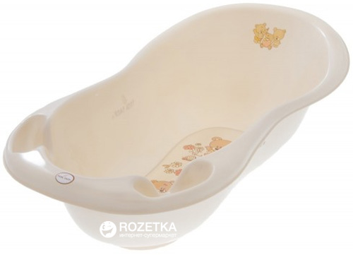 Акція на Детская ванночка Tega Baby Mis MS-005 102 см c термометром Lux beige pearl  (Tega MS-005+t Lux b.p.) від Rozetka UA