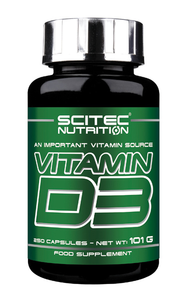 

Витамин Vitamin D 250 caps SCITEC NUTRITION