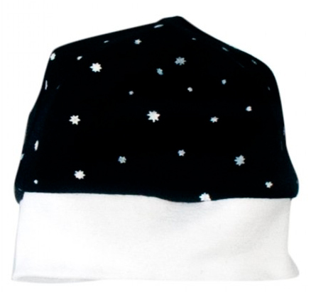 

Шапочка MISHKA Little stars звездочки черная 68 размер 32 см
