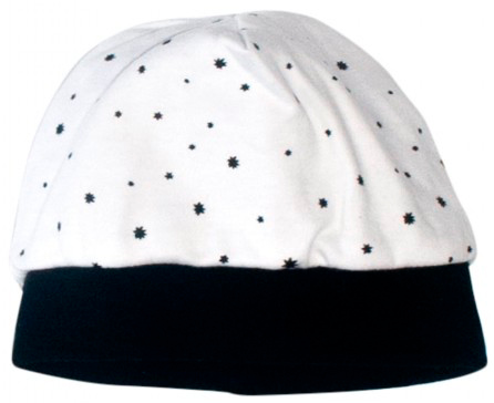 

Шапочка MISHKA Little stars звездочки белая 68 размер 32 см