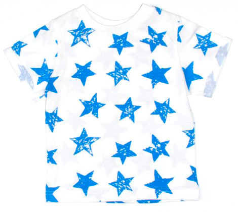 

Футболка MISHKA Stars белая с синим 92 (1459-92)